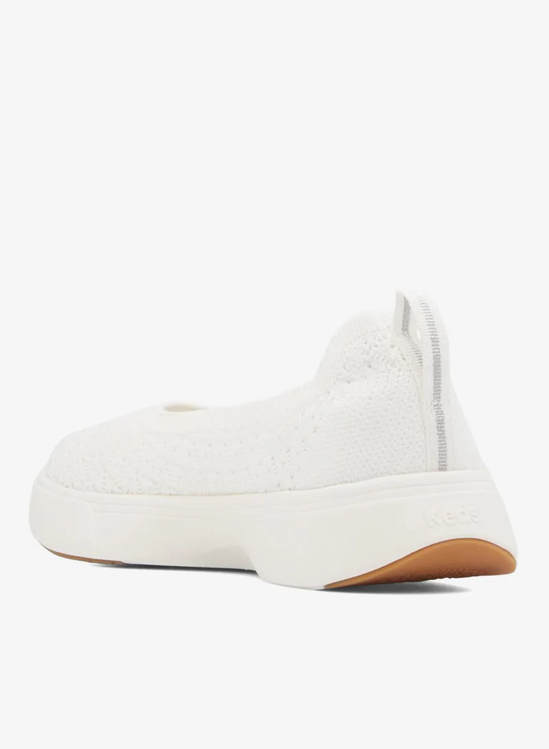 Keds Snow White Keds Women's BlissWalk Skimmer Casual Sneaker White for Women | Best Price UAE